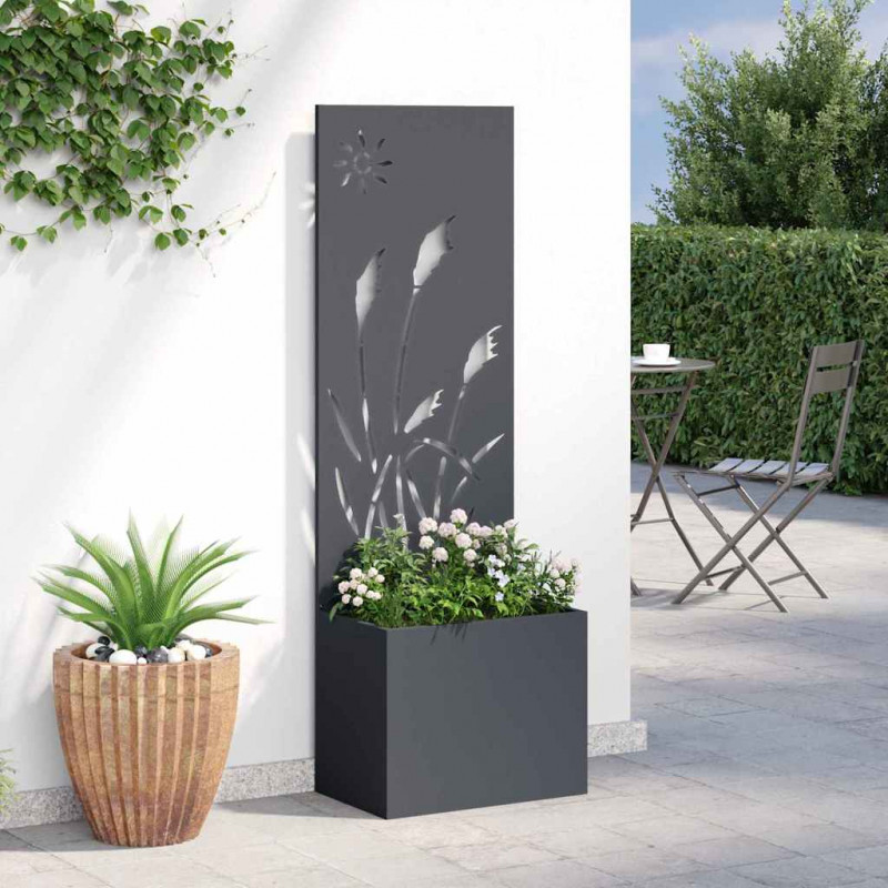 Ekran zapewniający prywatność w ogrodzie Antracyt 50 x 140 cm