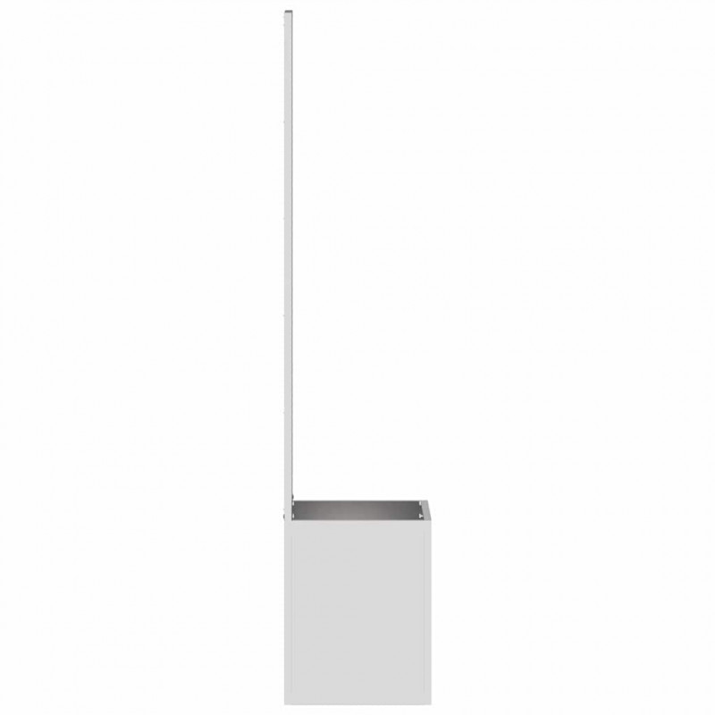 Ekran zapewniający prywatność w ogrodzie Srebrny 50 x 140 cm