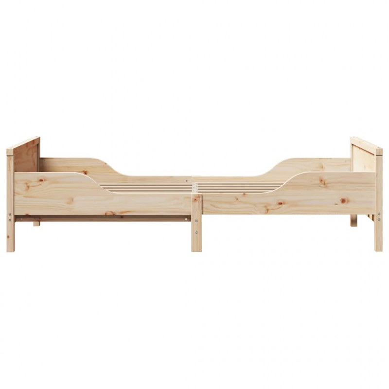 Ramka łóżka Brązowy 80 x 200 cm Materiał drewnopochodny
