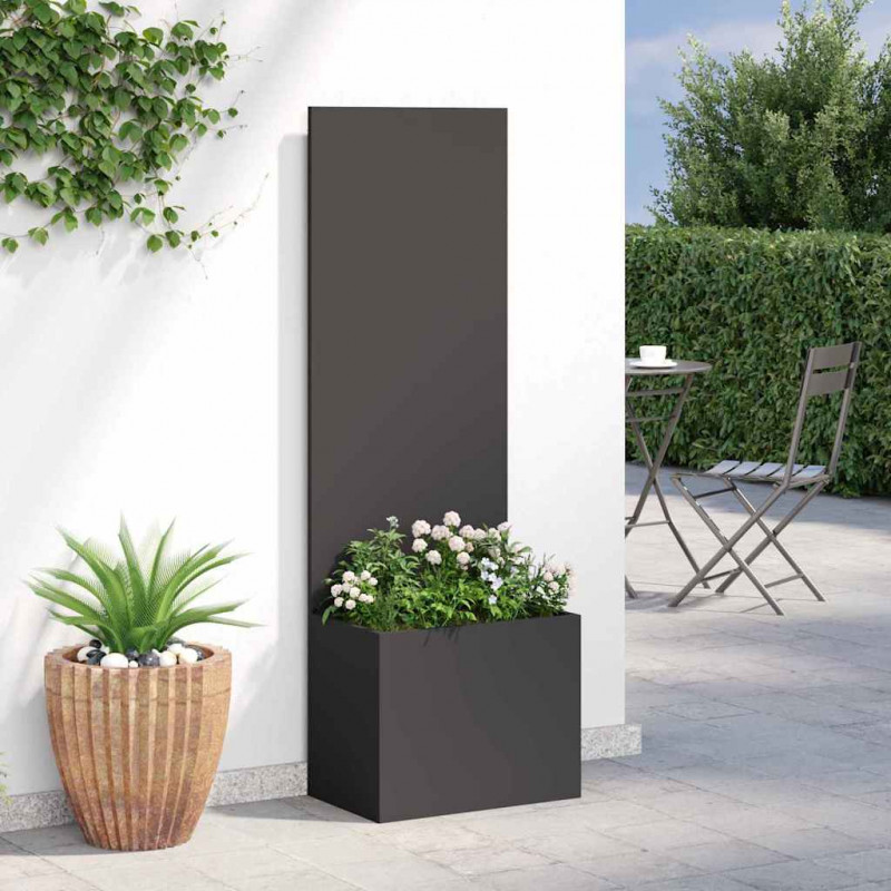 Ekran zapewniający prywatność w ogrodzie Czarny 50 x 140 cm