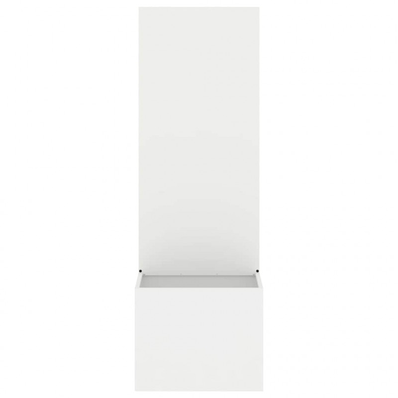 Ekran zapewniający prywatność w ogrodzie Biały 50 x 32 x 150 cm