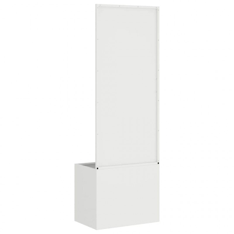 Ekran zapewniający prywatność w ogrodzie Biały 50 x 32 x 150 cm