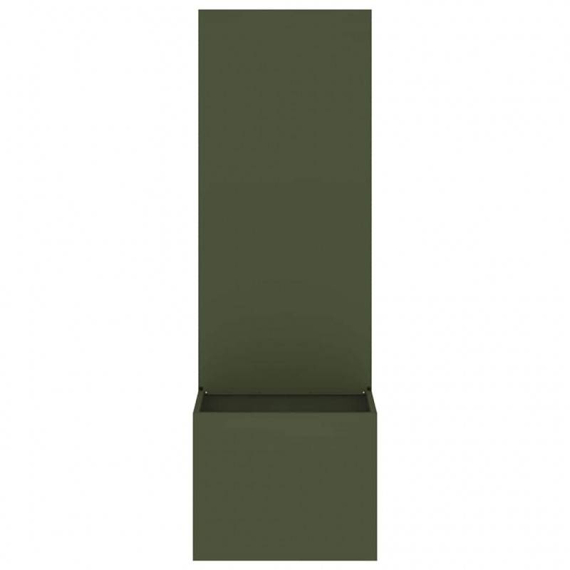 Ekran zapewniający prywatność w ogrodzie oliwkowy 50 x 140 cm
