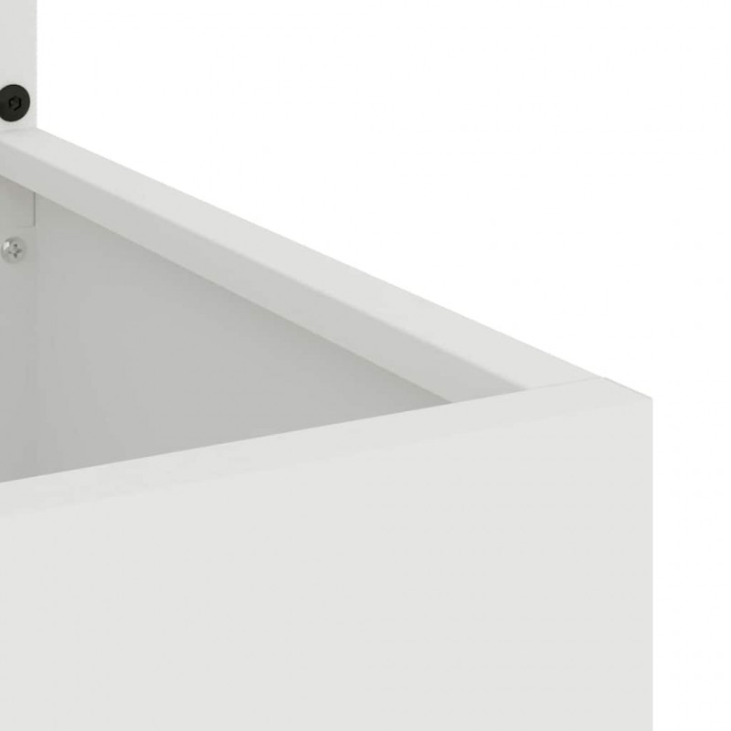 Ekran zapewniający prywatność w ogrodzie Biały 50 x 140 cm