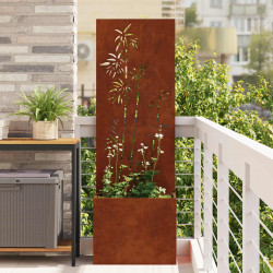 Ekran zapewniający prywatność w ogrodzie Rdzawy 50 x 140 cm