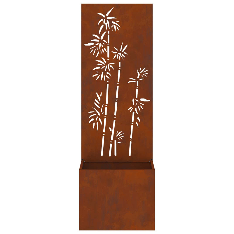 Ekran zapewniający prywatność w ogrodzie Rdzawy 50 x 140 cm