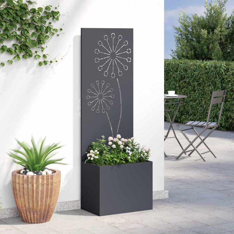 Ekran zapewniający prywatność w ogrodzie Antracyt 50 x 140 cm