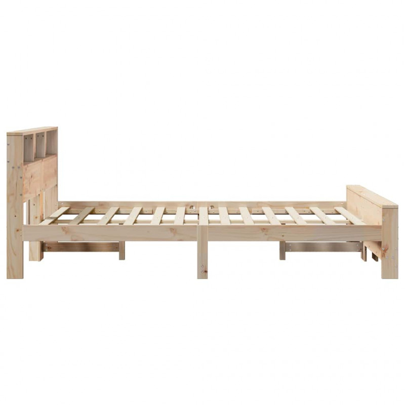 Ramka łóżka Brązowy 120 x 190 cm Materiał drewnopochodny