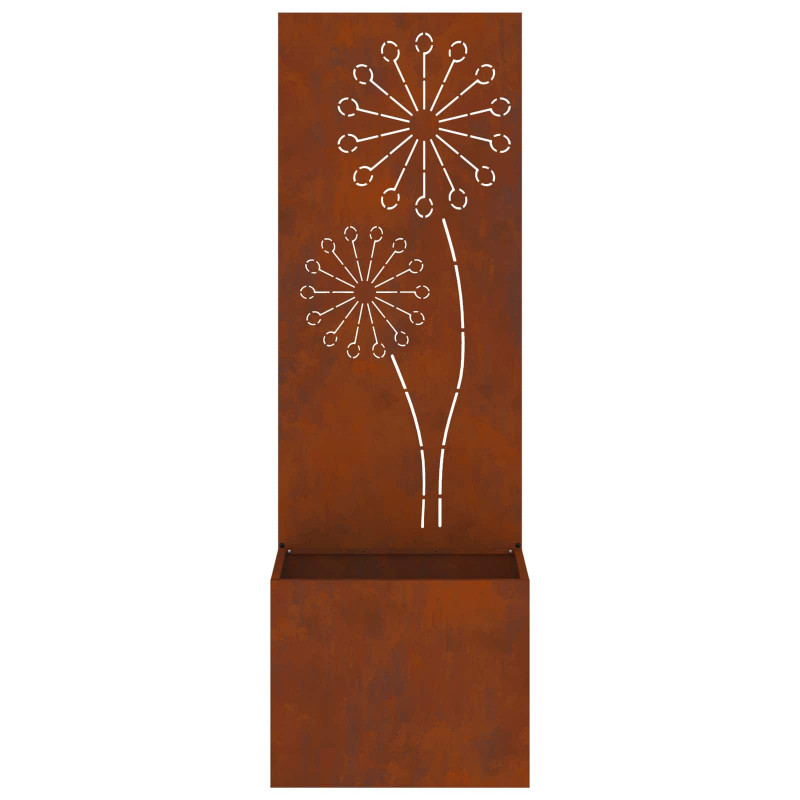 Ekran zapewniający prywatność w ogrodzie Rdzawy 50 x 140 cm