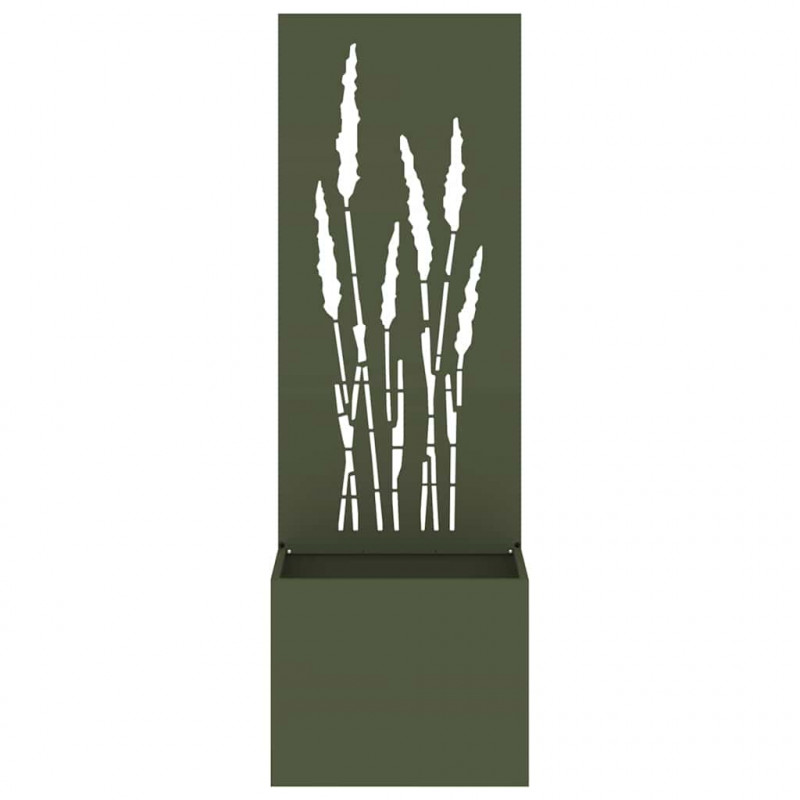 Ekran zapewniający prywatność w ogrodzie oliwkowy 50 x 140 cm