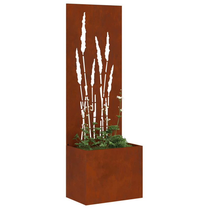 Ekran zapewniający prywatność w ogrodzie Rdzawy 50 x 140 cm