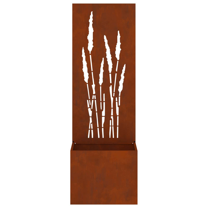 Ekran zapewniający prywatność w ogrodzie Rdzawy 50 x 140 cm