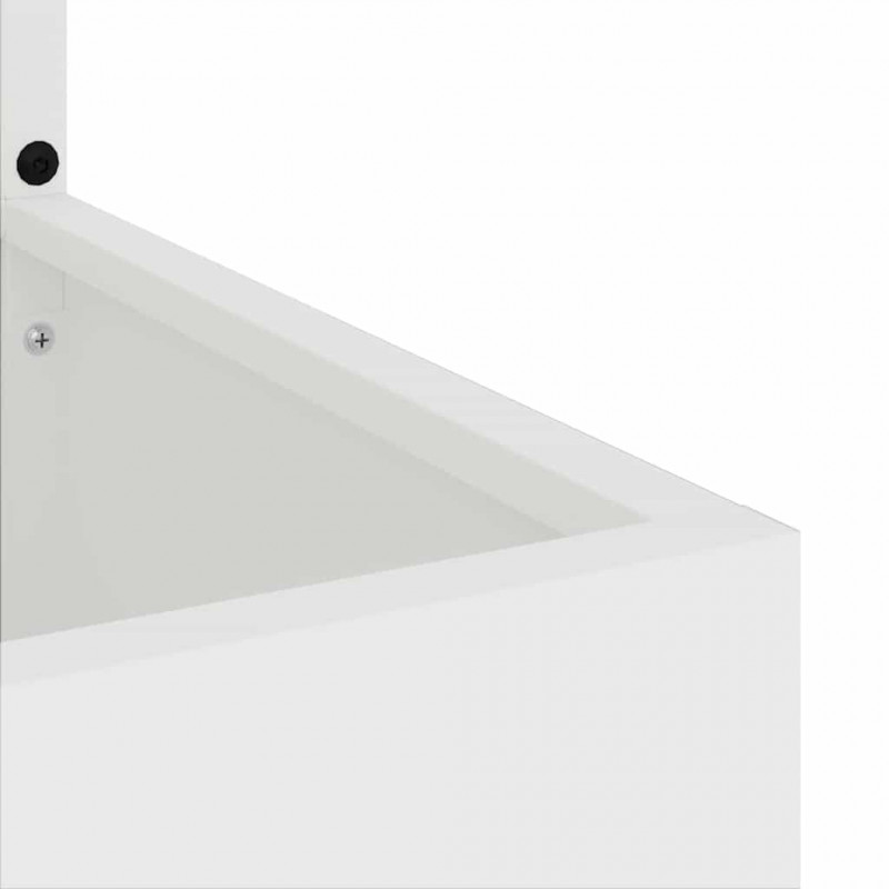 Ekran zapewniający prywatność w ogrodzie Biały 50 x 140 cm