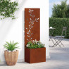 Ekran zapewniający prywatność w ogrodzie Rdzawy 50 x 140 cm