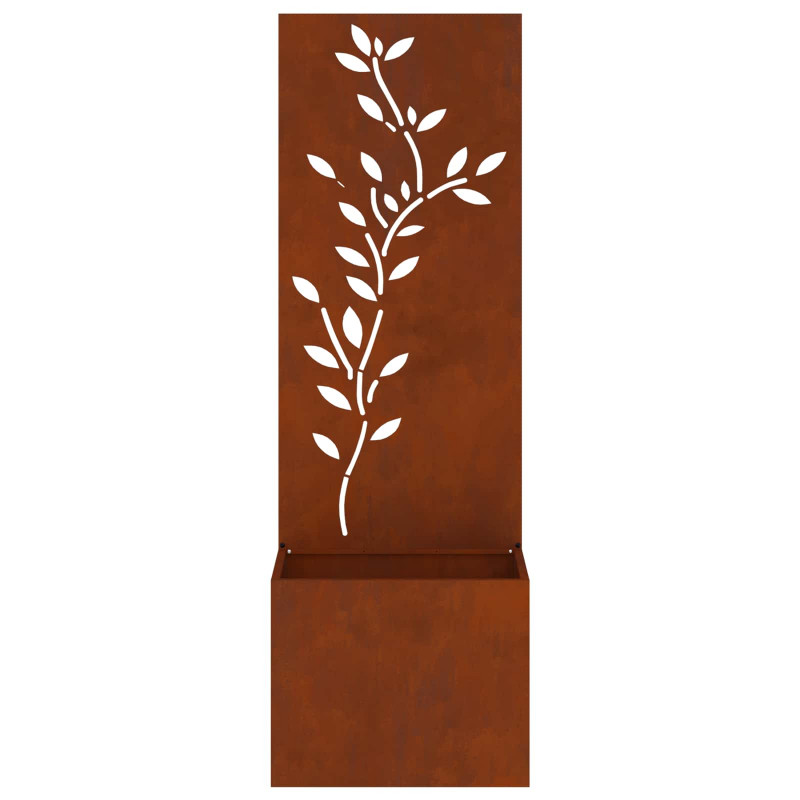 Ekran zapewniający prywatność w ogrodzie Rdzawy 50 x 140 cm