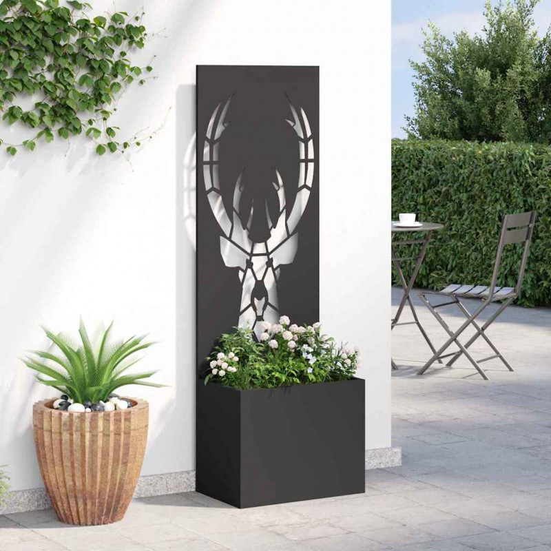 Ekran zapewniający prywatność w ogrodzie Czarny 50 x 140 cm