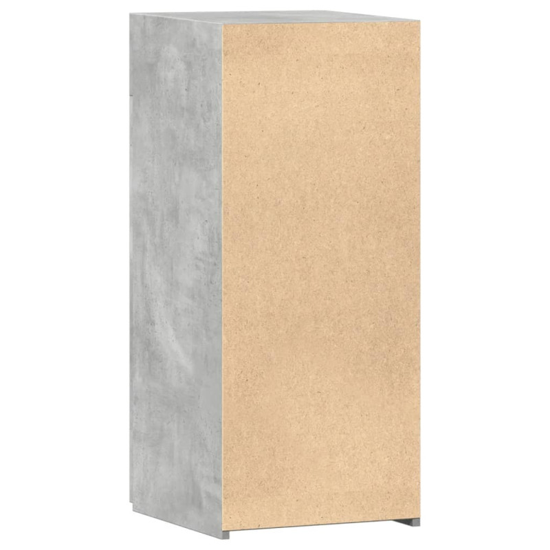 Szafka, szarość betonu, 40x42,5x93 cm, materiał drewnopochodny