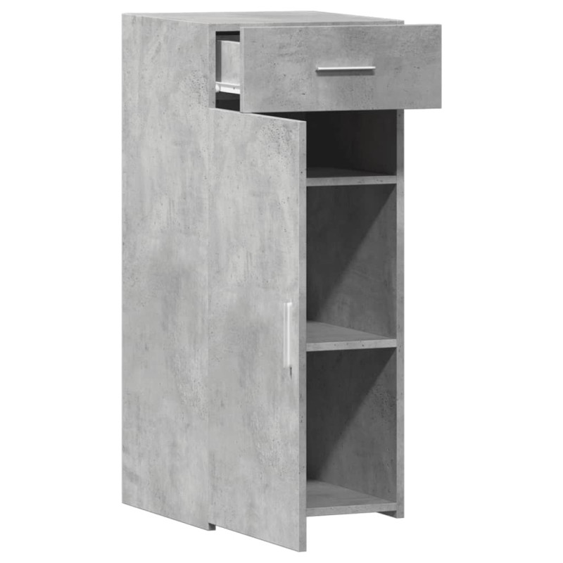 Szafka, szarość betonu, 40x42,5x93 cm, materiał drewnopochodny