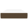 Materac kieszeniowy, ciemnobrązowy, 80x200x20 cm, tkanina