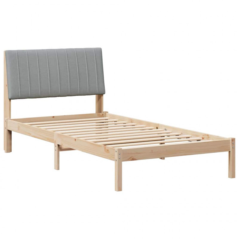 Ramka łóżka Brązowy 100 x 200 cm Lite drewno sosnowe
