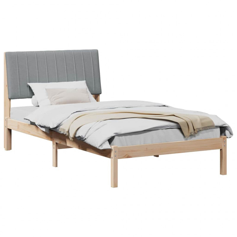 Ramka łóżka Brązowy 100 x 200 cm Lite drewno sosnowe