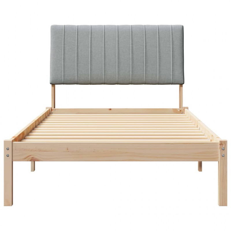 Ramka łóżka Brązowy 100 x 200 cm Lite drewno sosnowe