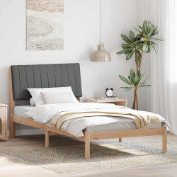 Ramka łóżka Brązowy 100 x 200 cm Lite drewno sosnowe
