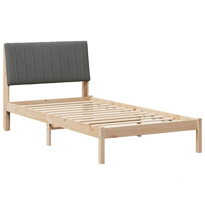 Ramka łóżka Brązowy 100 x 200 cm Lite drewno sosnowe