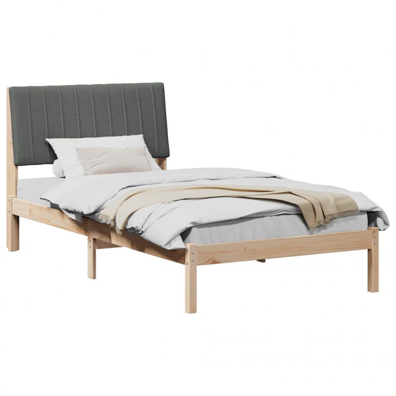 Ramka łóżka Brązowy 100 x 200 cm Lite drewno sosnowe