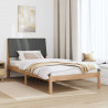 Ramka łóżka Brązowy 100 x 200 cm Lite drewno sosnowe