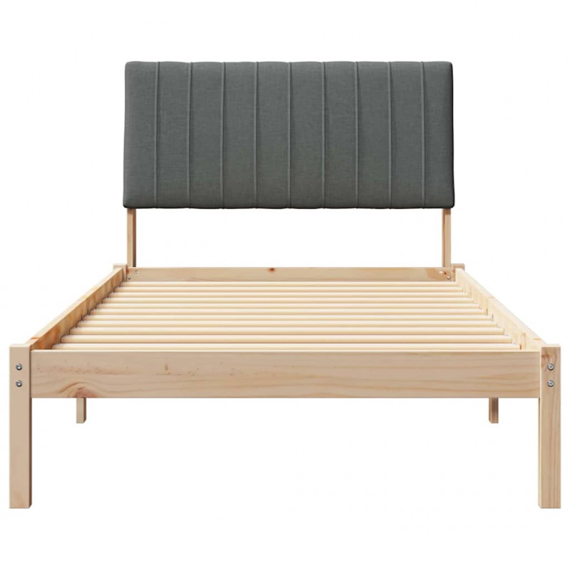 Ramka łóżka Brązowy 100 x 200 cm Lite drewno sosnowe