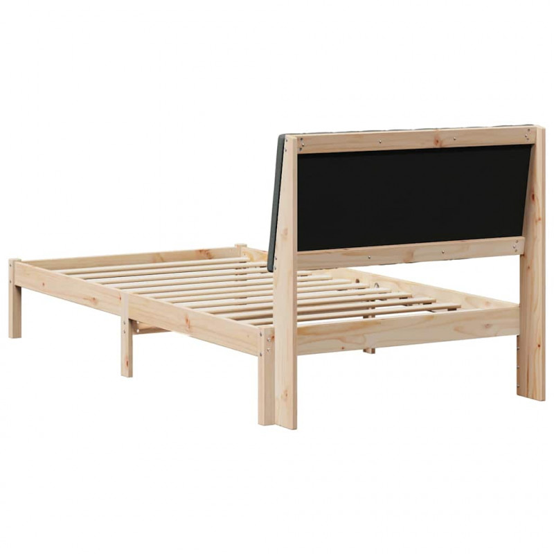 Ramka łóżka Brązowy 100 x 200 cm Lite drewno sosnowe