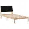 Ramka łóżka Brązowy 100 x 200 cm Lite drewno sosnowe