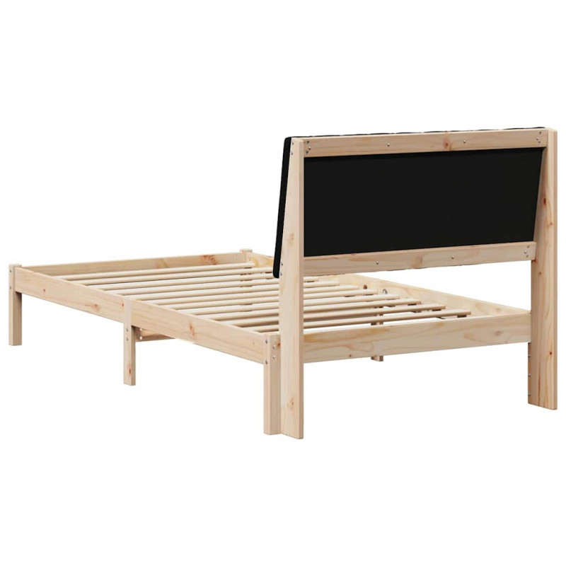 Ramka łóżka Brązowy 100 x 200 cm Lite drewno sosnowe