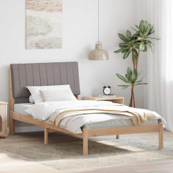 Ramka łóżka Brązowy 100 x 200 cm Lite drewno sosnowe