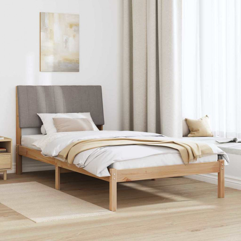Ramka łóżka Brązowy 100 x 200 cm Lite drewno sosnowe