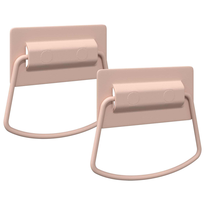 Uchwyty do szafek 2 pcs Różowy 85 x 45 mm Metal