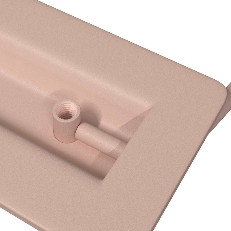 Uchwyty do szafek 2 pcs Różowy 85 x 45 mm Metal