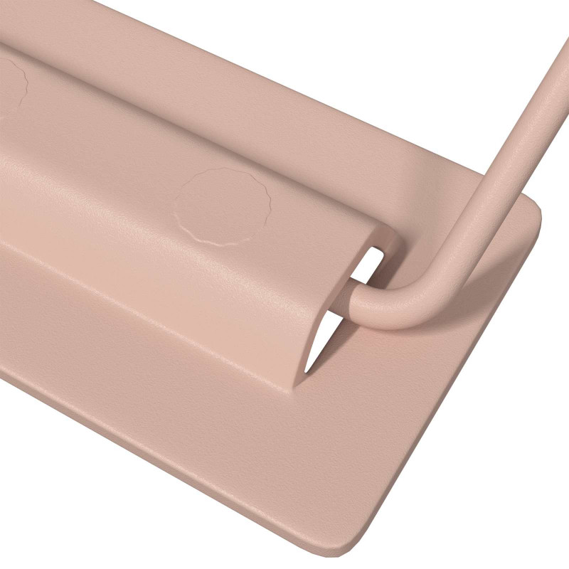 Uchwyty do szafek 2 pcs Różowy 85 x 45 mm Metal