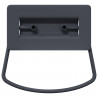 Uchwyty do szafek 2 pcs Antracyt 85 x 45 mm Metal