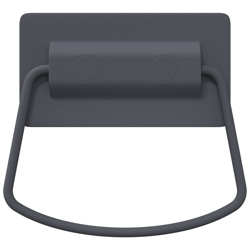 Uchwyty do szafek 12 pcs Antracyt 85 x 45 mm Metal