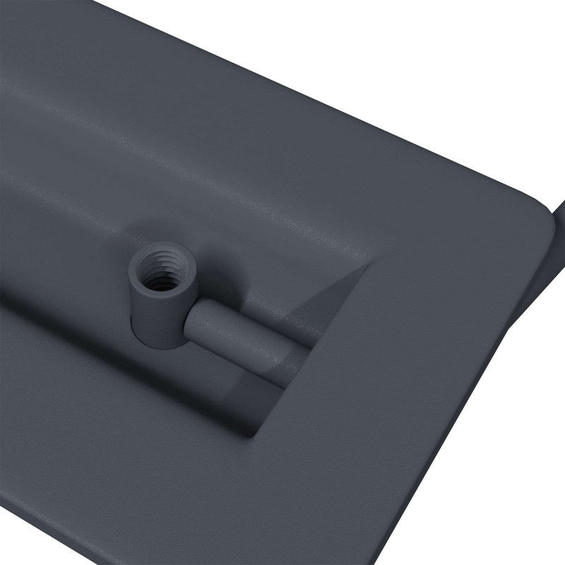 Uchwyty do szafek 12 pcs Antracyt 85 x 45 mm Metal