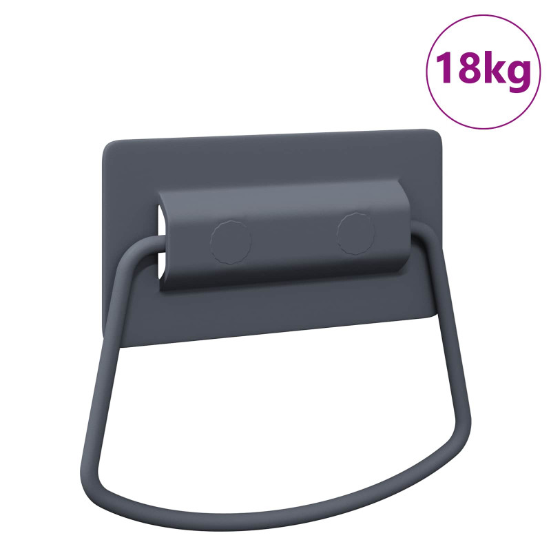 Uchwyty do szafek Antracyt 85 x 45 mm Metal