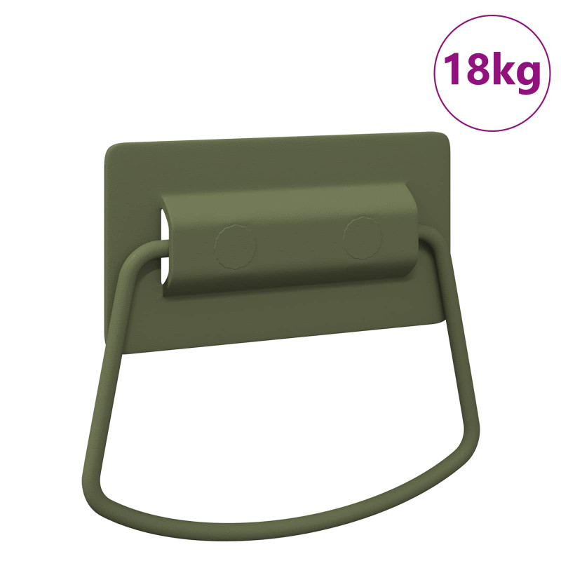 Uchwyty do szafek Zielony oliwkowy 85 x 45 mm Metal