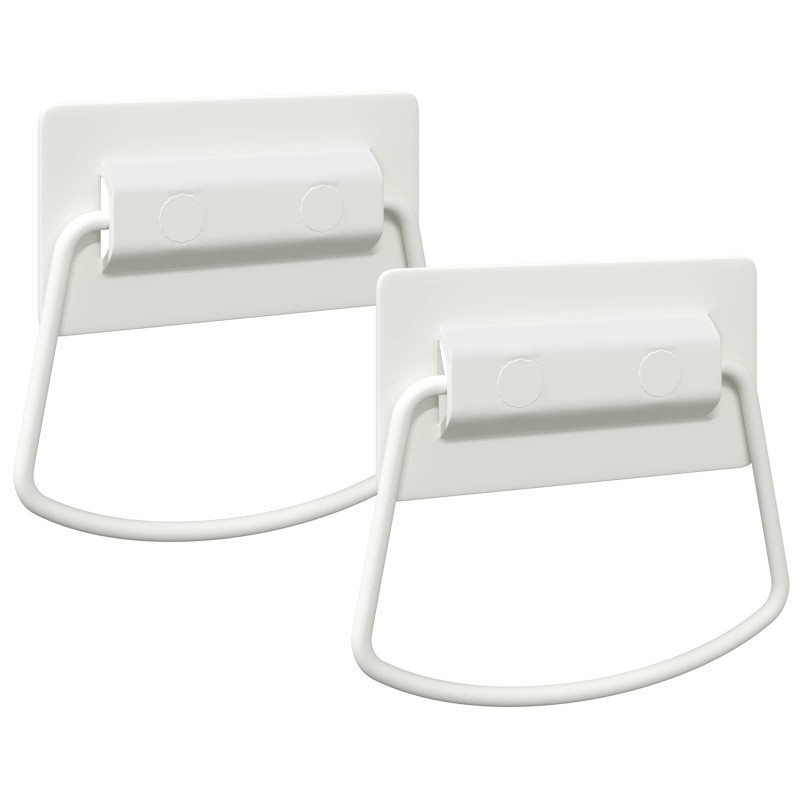 Uchwyty do szafek 2 pcs Biały 85 x 45 mm Metal