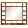 Szafka z lustrem z półką Stare drewno 91 x 15 x 76,5 cm