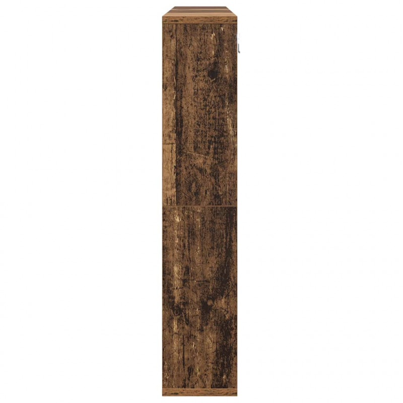 Szafka z lustrem z półką Stare drewno 91 x 15 x 76,5 cm