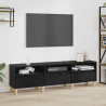 Szafka pod telewizor z szufladą Czarny Dąb 150 x 30 x 45 cm