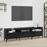 Szafka pod telewizor z szufladą Czarny Dąb 150 x 30 x 45 cm