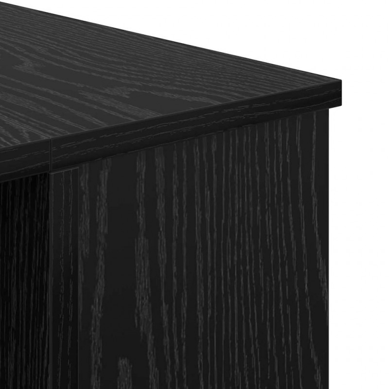 Biurko Inny Czarny dąb 140 x 50 x 75 cm Materiał drewnopochodny